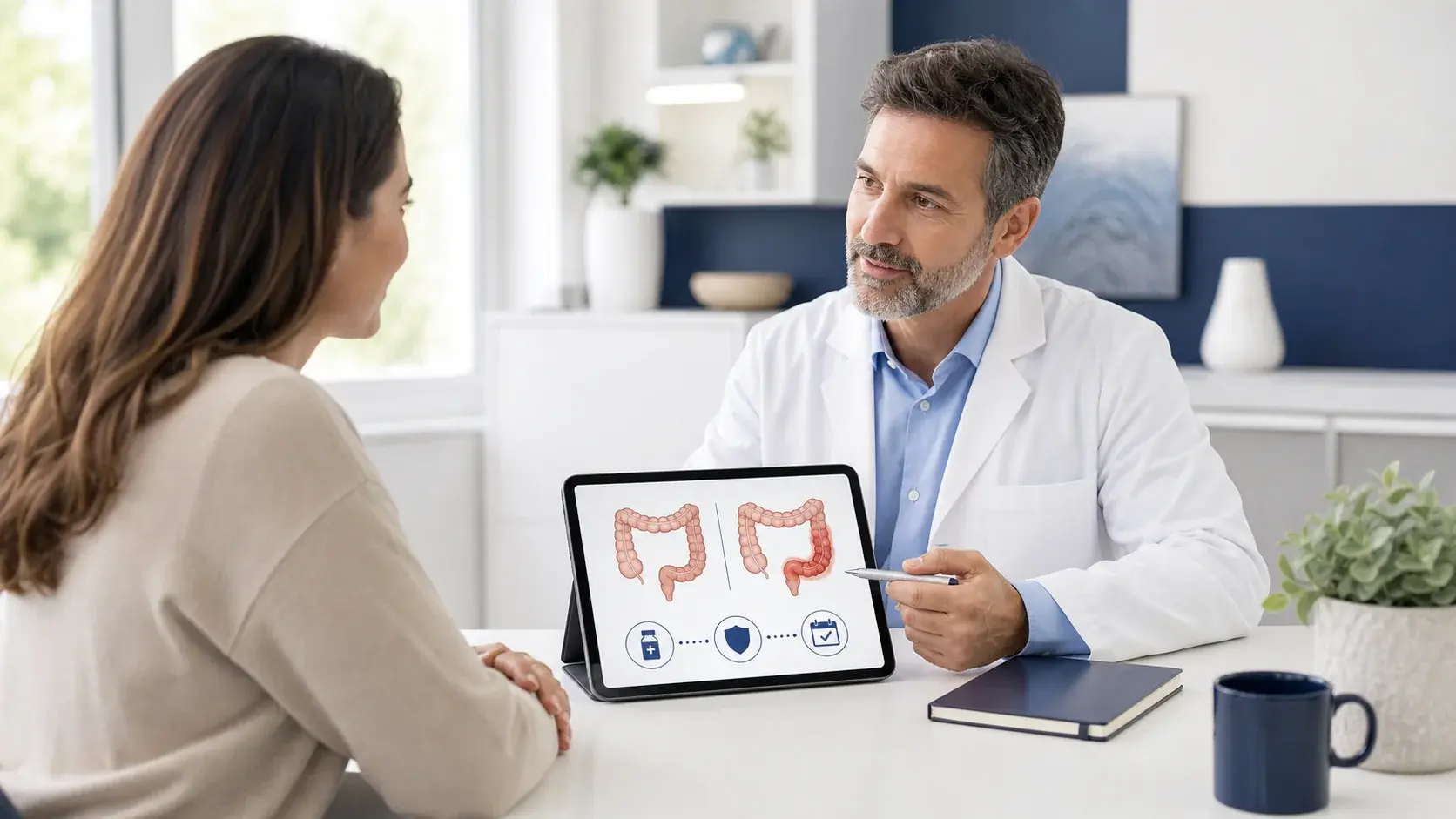 Consulta especializada sobre enfermedad inflamatoria intestinal